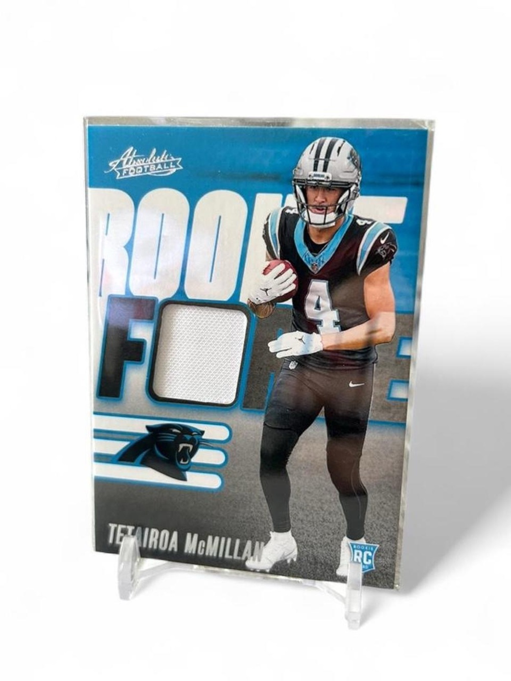 2025 Panini Absolute Rookie Force Tetairoa McMillan rookie patch card